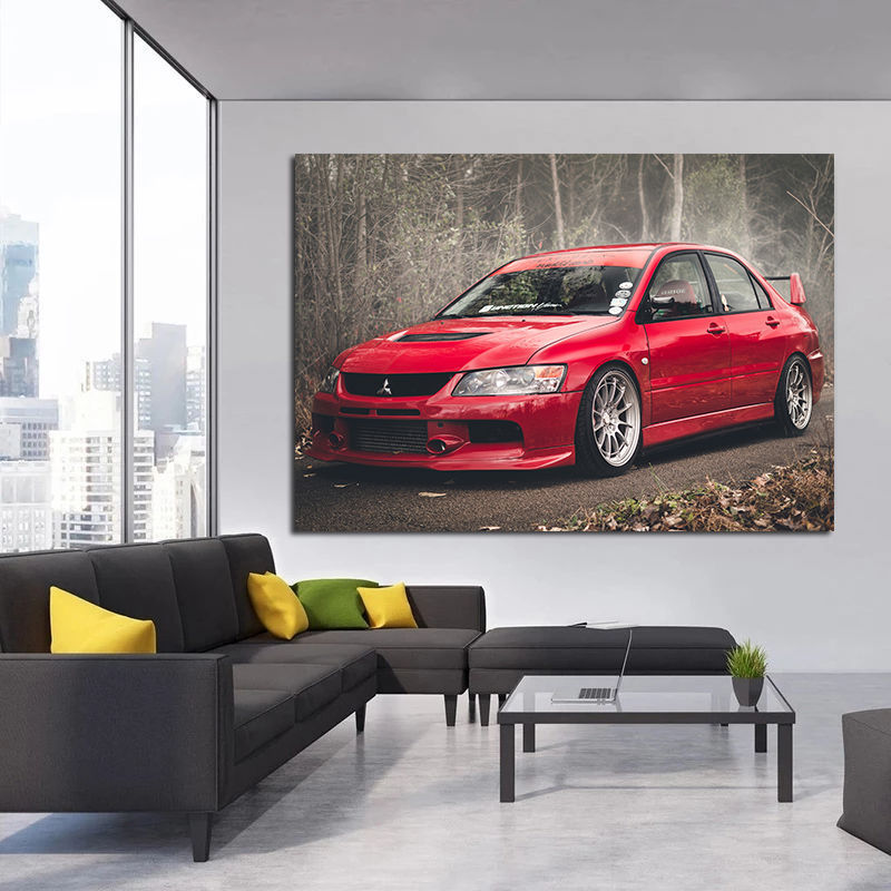 Poster Supercar Lancer Evo Gam - Interior Design Studio ulasan dan harga