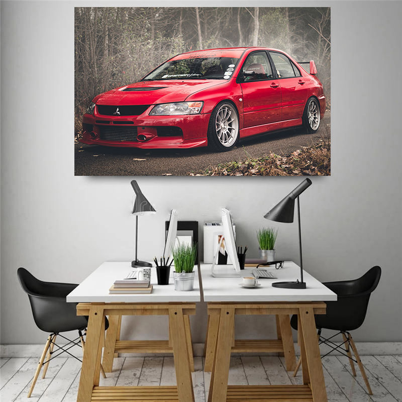 Poster Supercar Lancer Evo Gam - Interior Design Studio ulasan dan harga