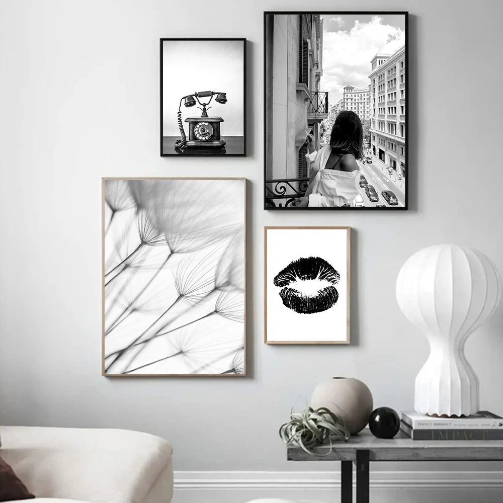 Telepon Retro lukisan minyak m - Interior Design Studio ulasan dan harga