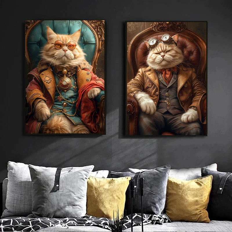 Lukisan dinding hewan Retro, p - Interior Design Studio ulasan dan harga