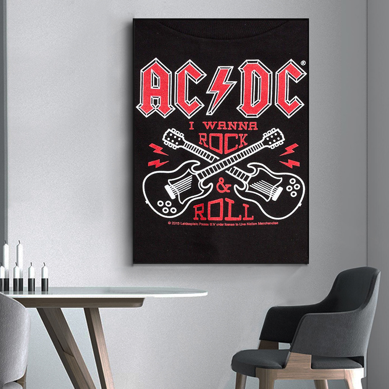 AC_DC Band kanvas seni Retro p - Interior Design Studio ulasan dan harga