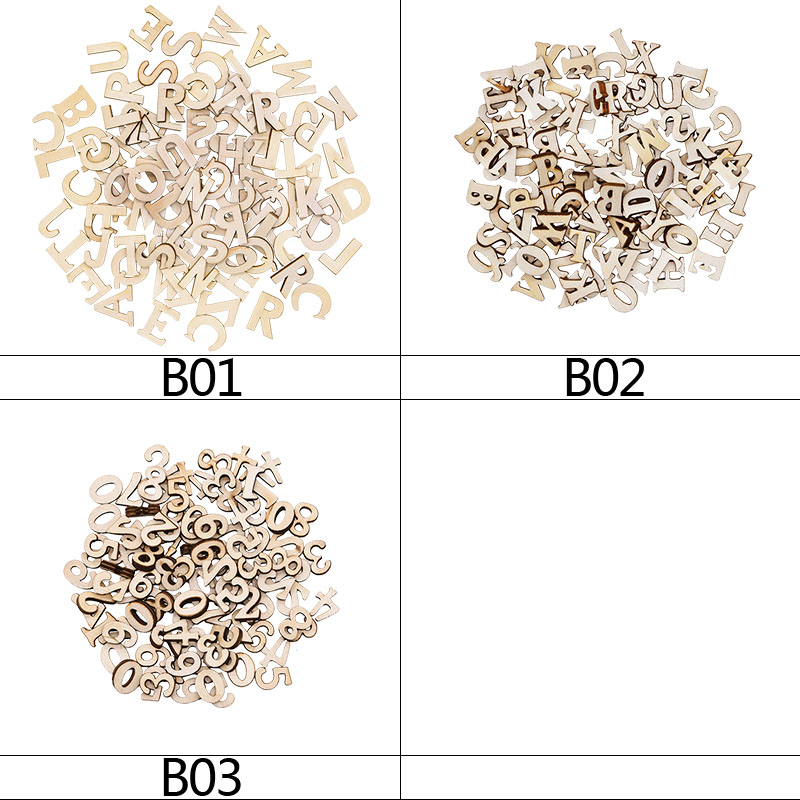 100pcs Kayu Alfabet Bahasa Ing - Interior Design Quotes ulasan dan harga