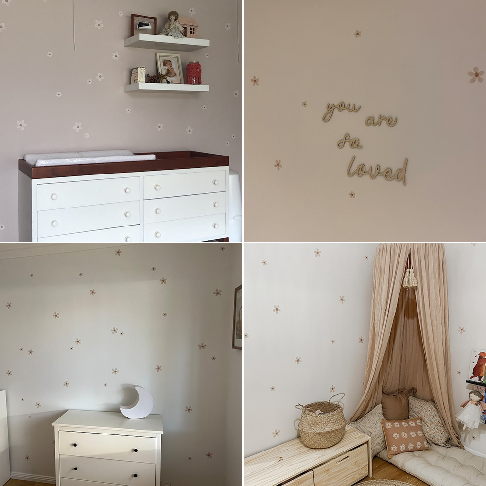Boho warna Solid bunga pembibi - Interior Design Quotes ulasan dan harga