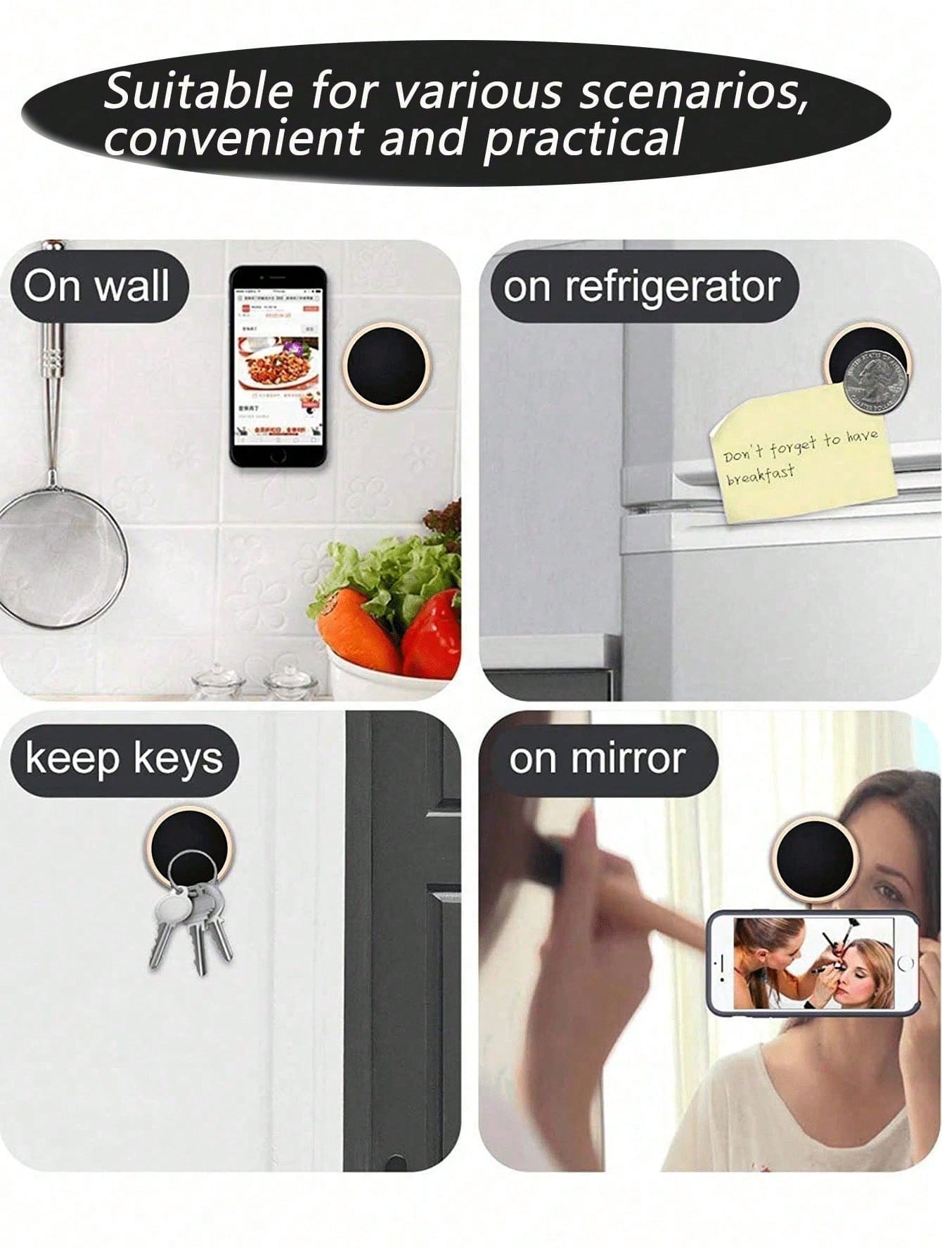 1/2 Penyangga Ponsel Magnetik  - Interior Design Visualizer ulasan dan harga