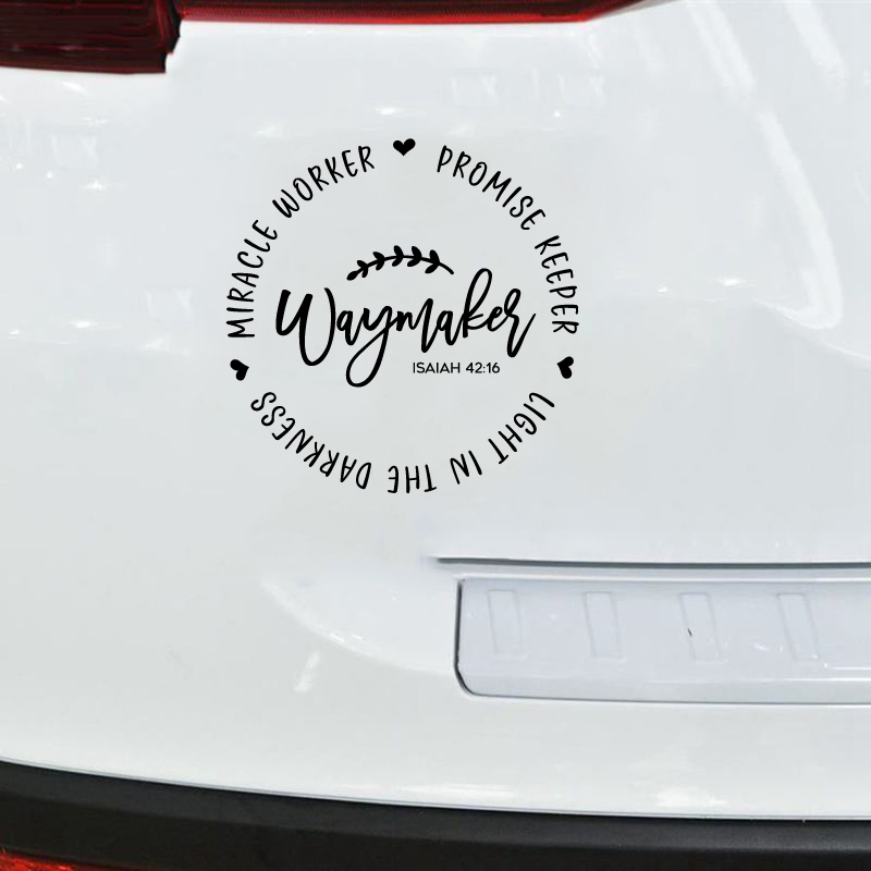 Waymaker Stiker Vinil Kutipan  - Interior Design Quotes ulasan dan harga