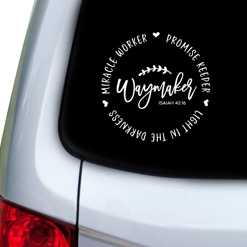Waymaker Stiker Vinil Kutipan  - Interior Design Quotes ulasan dan harga