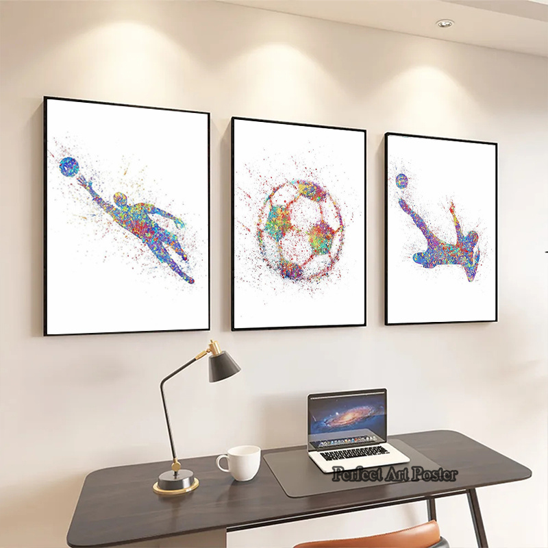 Cat air sepak bola pria bermai - Interior Design Studio ulasan dan harga