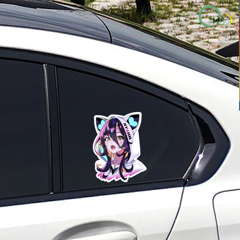 Stiker Dinding Kepala Gadis An - Interior Design Quotes ulasan dan harga