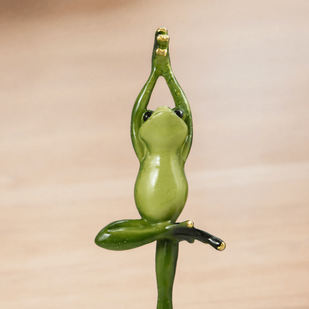 Figur Resin Amfibi Pose Yoga,  - Interior Design Degree ulasan dan harga