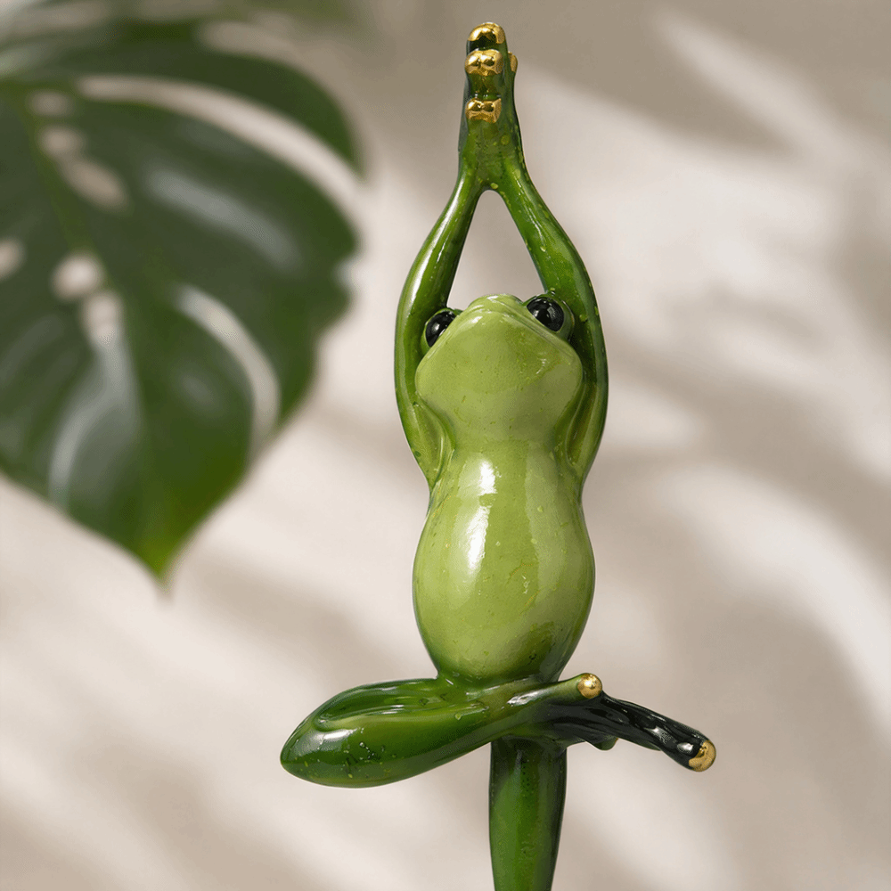 Figur Resin Amfibi Pose Yoga,  - Interior Design Degree ulasan dan harga